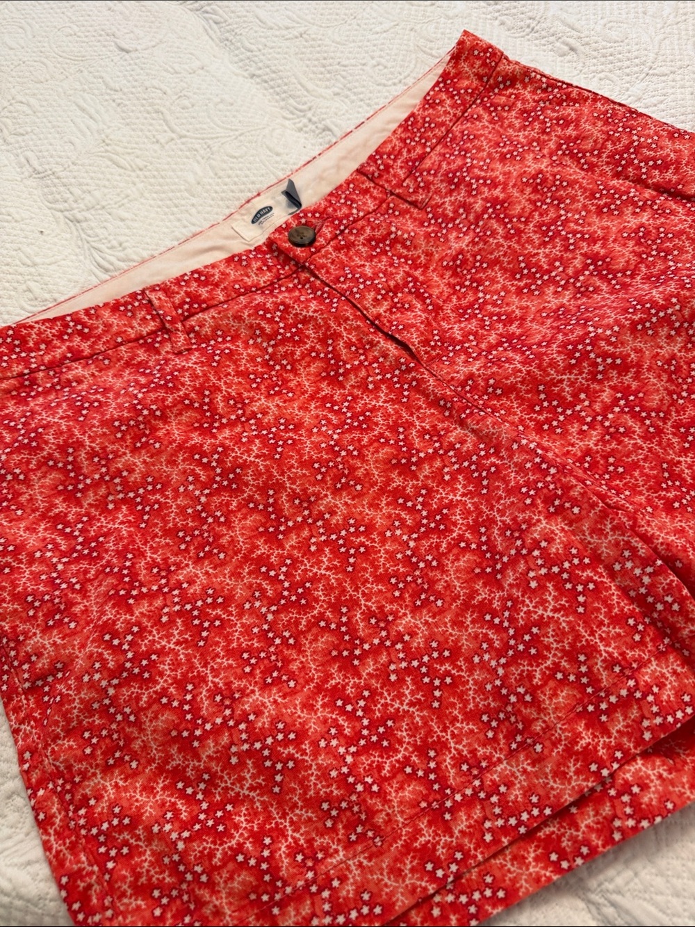 Old Navy Red Star Print Shorts